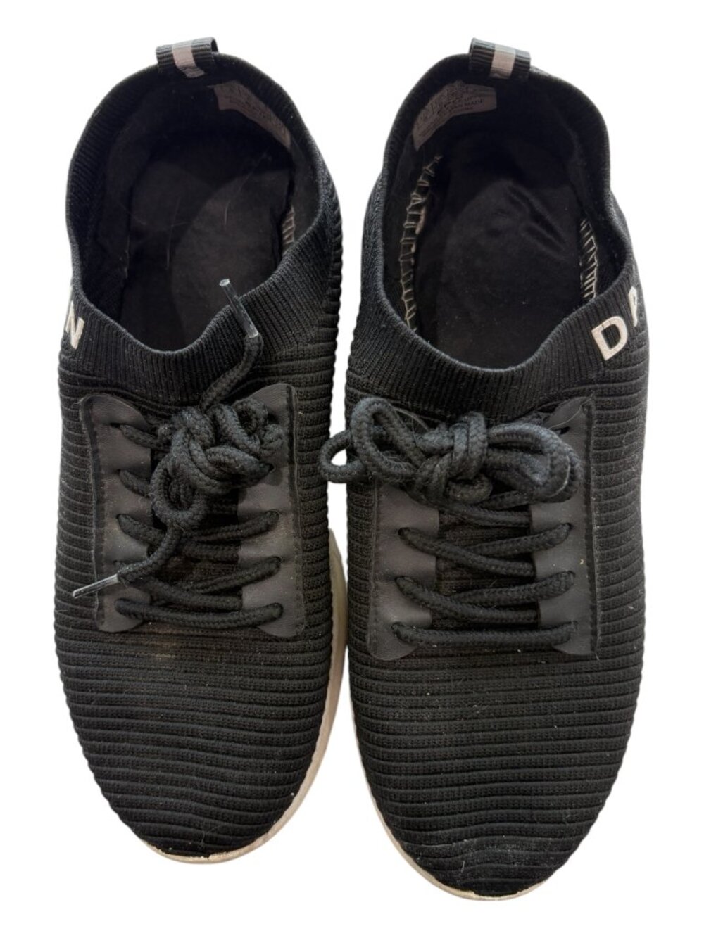 Danskin Epic Black Knit Slip-On Sneakers Sz 8 (303-1)